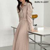 부루앤쥬디 셔츠피아노주름원피스03 OOBOP102B