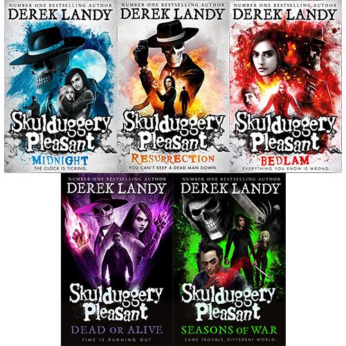 Skulduggery Pleasant 해골탐정 B세트 5종