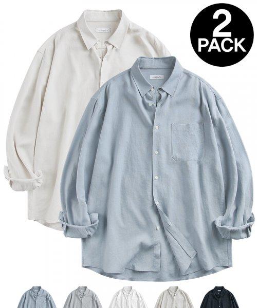 [패키지] 아크로매틱 플루이드 린넨 포켓 셔츠