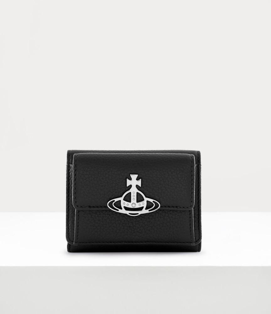 비비안웨스트우드 그레인 레더 스몰 플랩 펄스