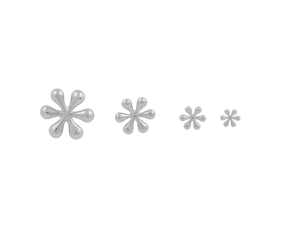 Flower Earring (92.5% silver)