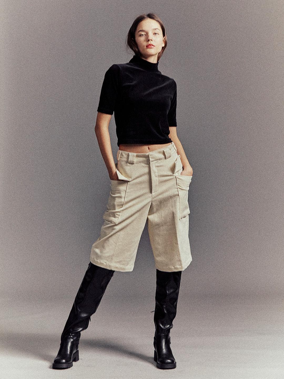 COCANCL BURMUDA PANTS/IVORY