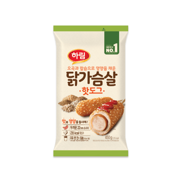 하림 닭가슴살핫도그 450g