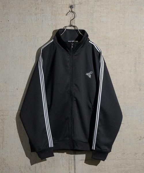 JOHN'S CLOSET（ジョンズクローゼット）の「【13】サイドライン ワンポイント ZIP UP トラックジャケット（ジャージ）」 - WEAR