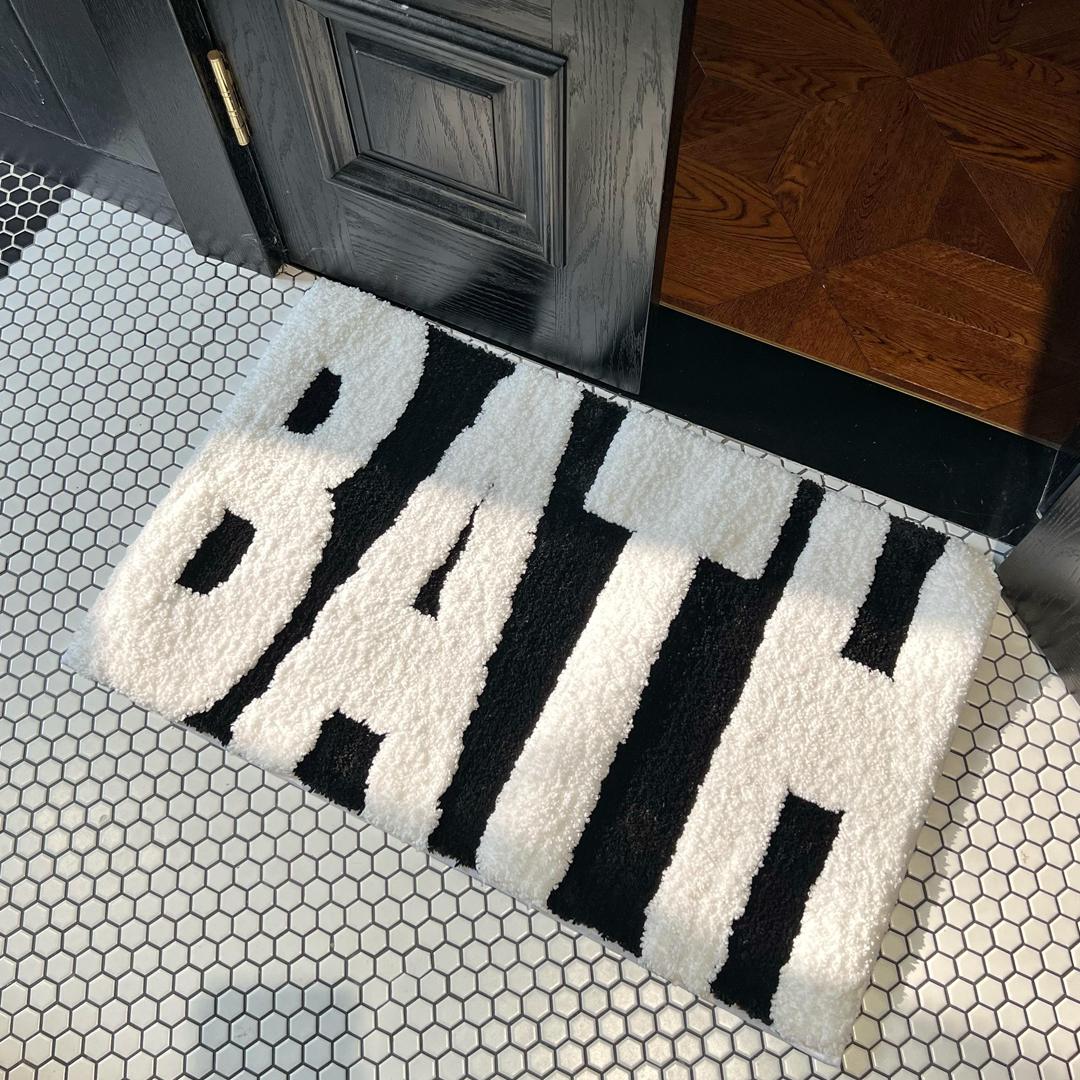 BATH TUFTNG RUG 욕실 터프팅 유니크 러그