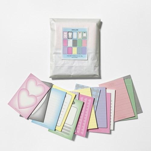 [텐텐단독] 어피스오브띵즈 Memopad pack 메모지팩 15종 세트