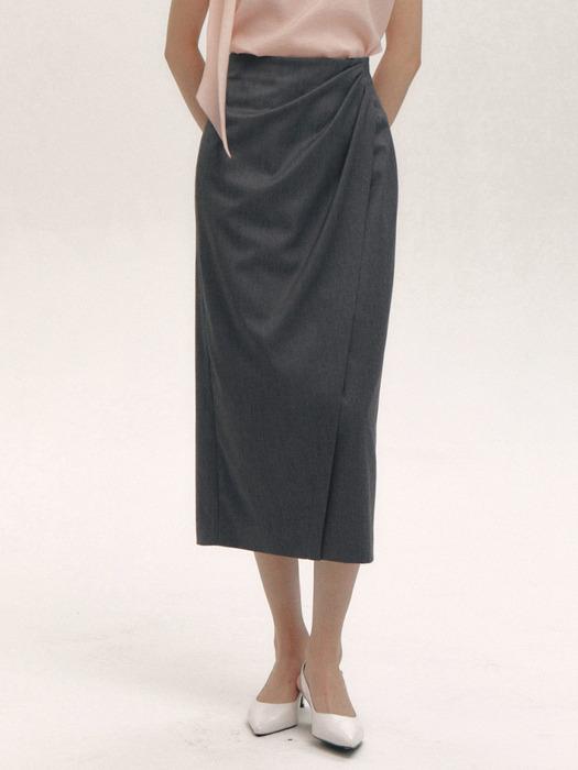 Diana Drape Skirt(3color)