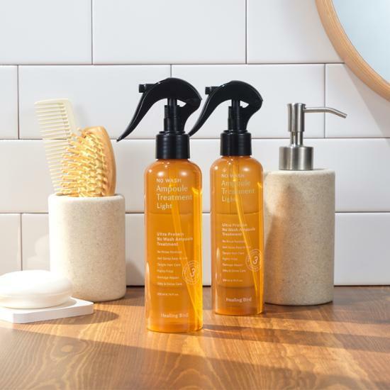 힐링버드 울트라 프로틴 노워시 앰플트리트먼트 라이트 200ml (가는 모발용)