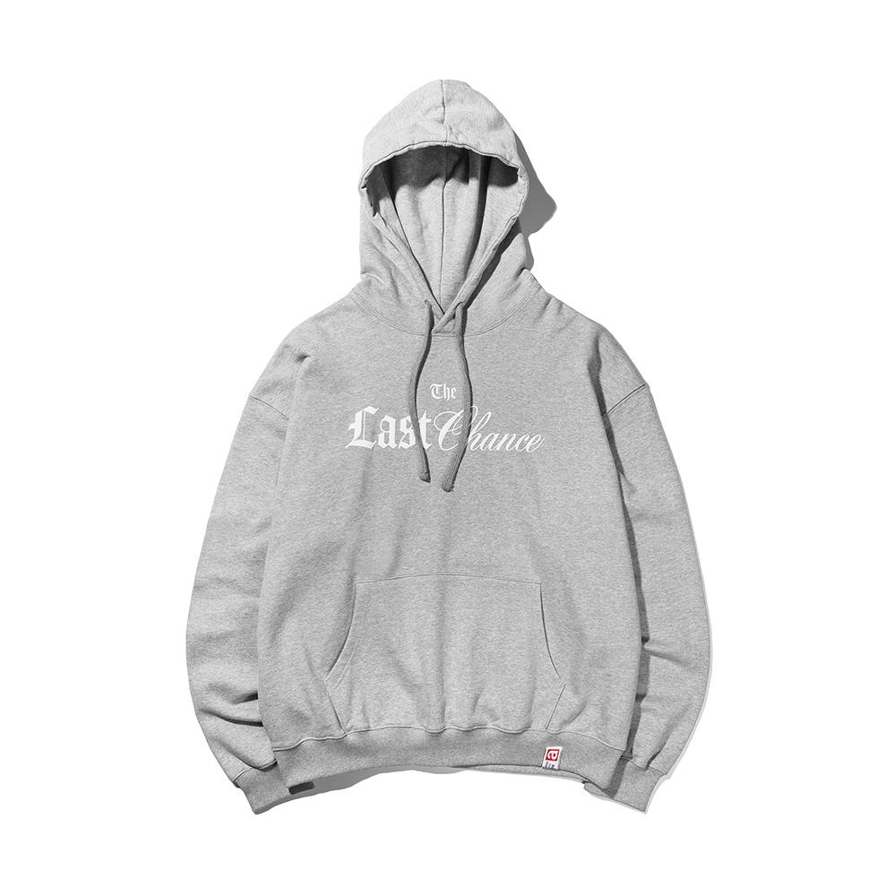 LAST CHANCE PRINT HOODIE M/GREY
