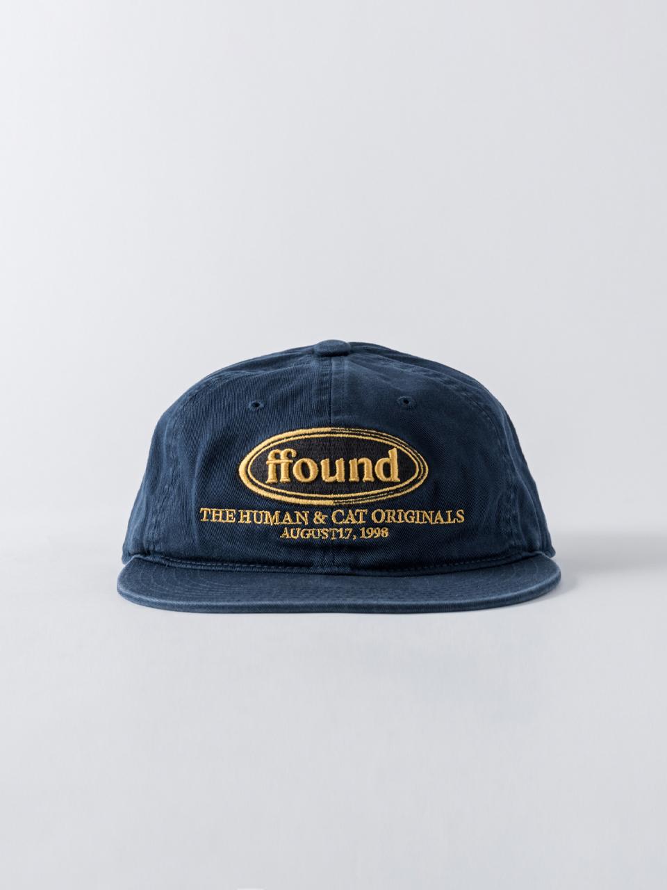 FFOUND WASHED FLAT BRIM CAP / NAVY