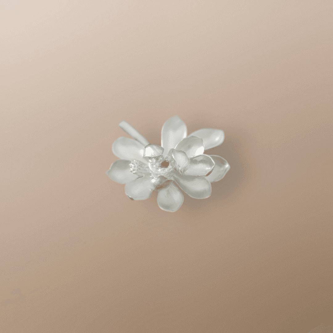 "Petal" - Handcrafted Tin Incense Holder