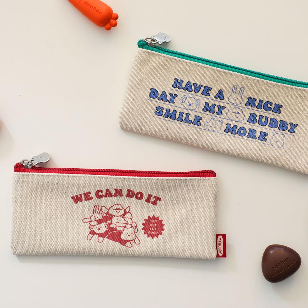 마이 버디 플랫 필통 2colors