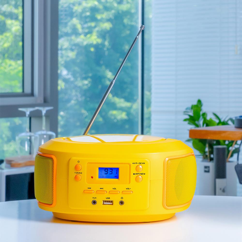 아남 휴대용 CD플레이어 아기 키즈 동요 학생 어학용 USB MP3 AUX 제이브POP