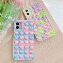 갤럭시S20 S20플러스 S20울트라 S20FE 러블리 하트 팝잇 실리콘 핸드폰 케이스