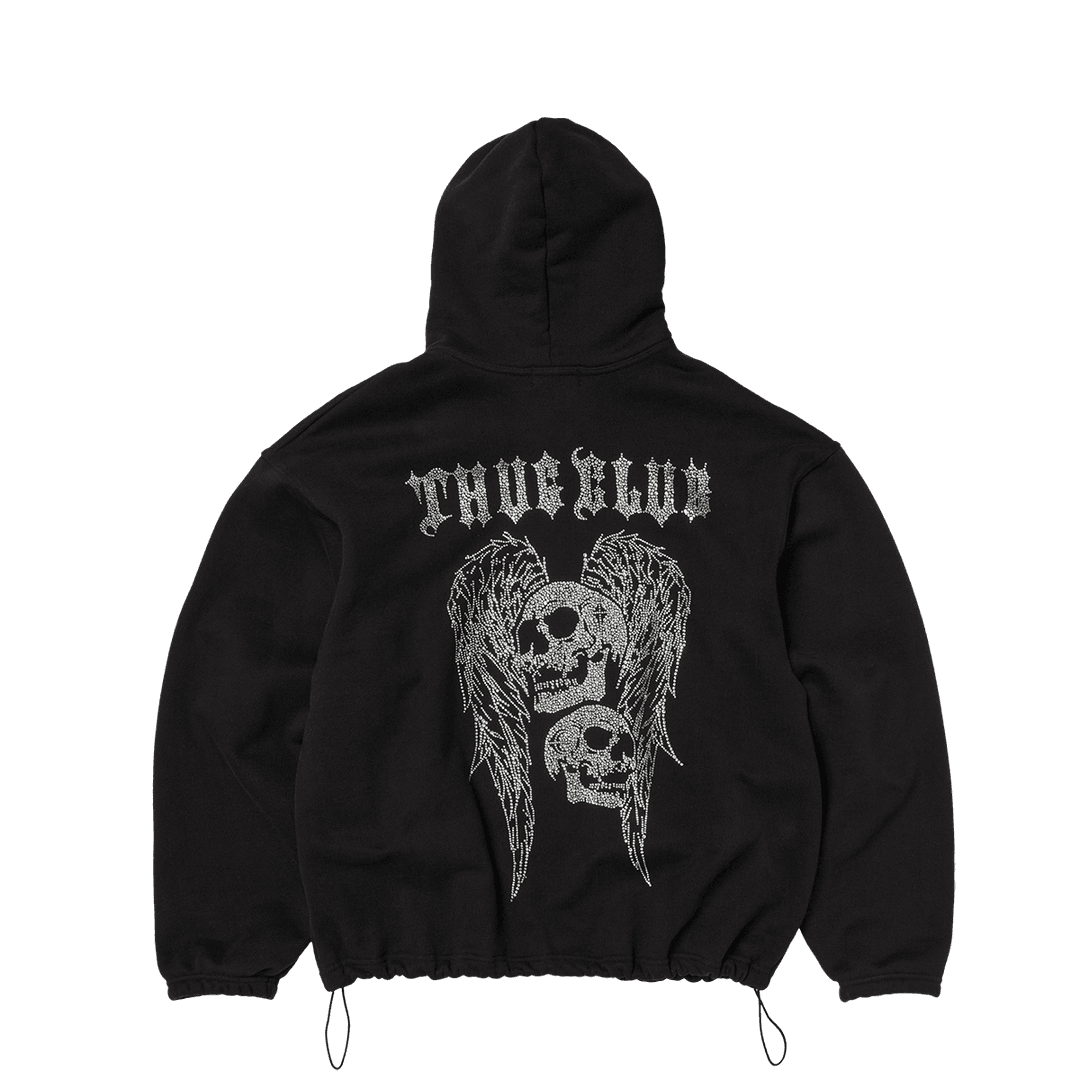 TC Angels Crystal Embellished Hoodie