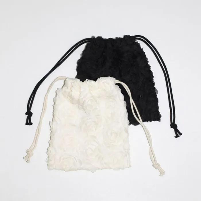 mini bag pouch 로즈 플로럴 미니백 파우치