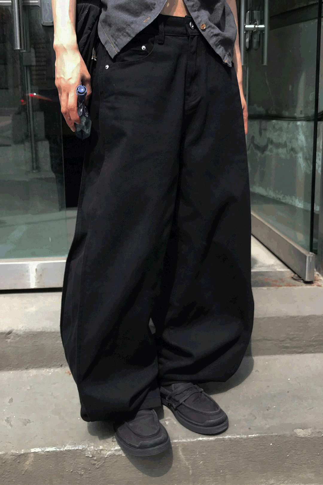 SNAP DUAL WIDE PANTS