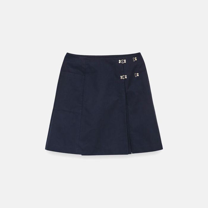 HK Wrap Skirt (navy)