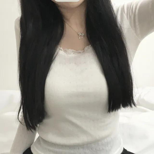 잔꽃 패턴 유닉 T