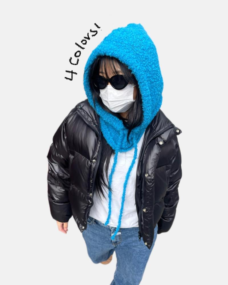 빅사이즈 후드 울바라클라바(4cols)