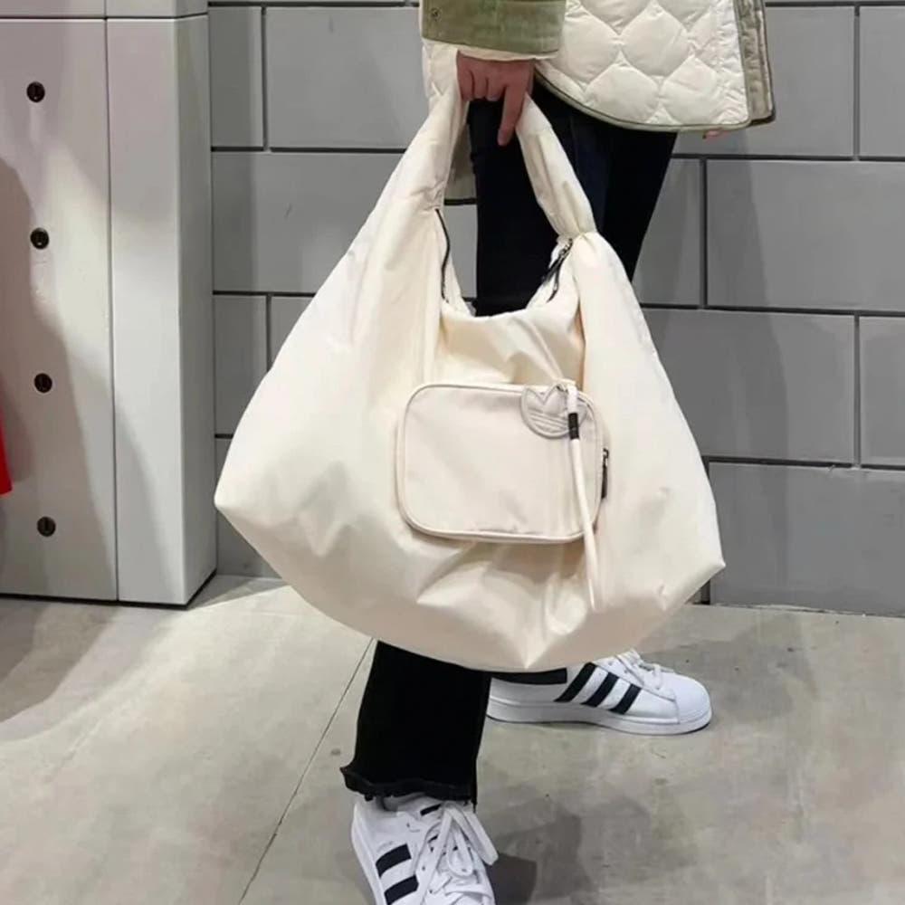 아디다스 보부상가방 빅숄더백 여성 남성 가벼운 가방 올웨이즈 오리지널 아이보리
