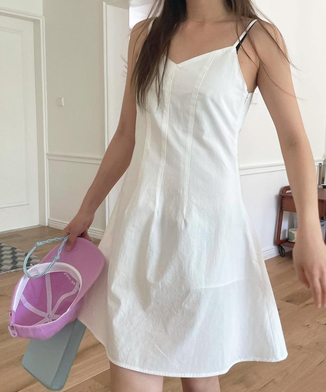 웬디 코튼 나시 원피스