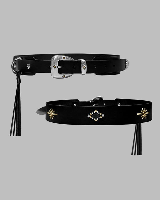 Western Desert Leather Belt