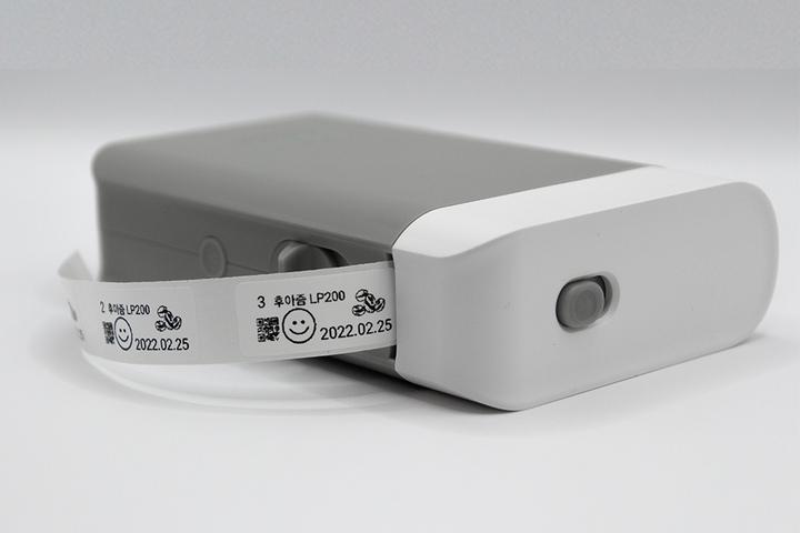 블루투스 휴대용 라벨프린터 LP200 블루 / 그레이