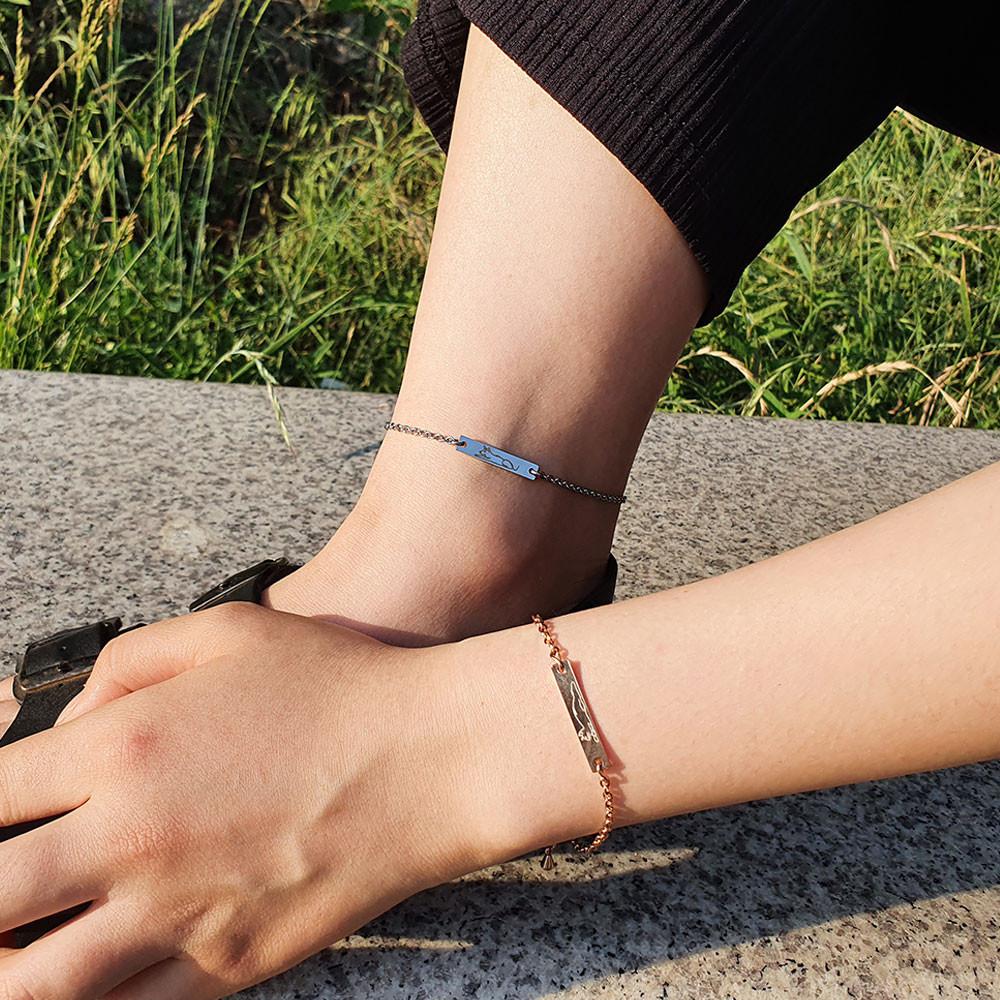 다다멍냥 원드로잉 유기견 유기묘 후원팔찌 / 발찌 / 문구 각인