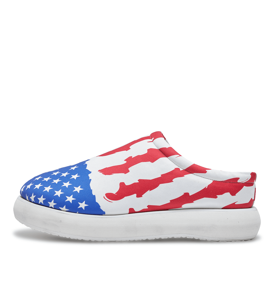 [WESKEN X NOTTZ] The Star Spangled Puffy Slipper "White & Red\"