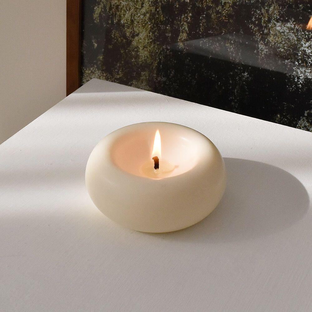 Press candle - ivory