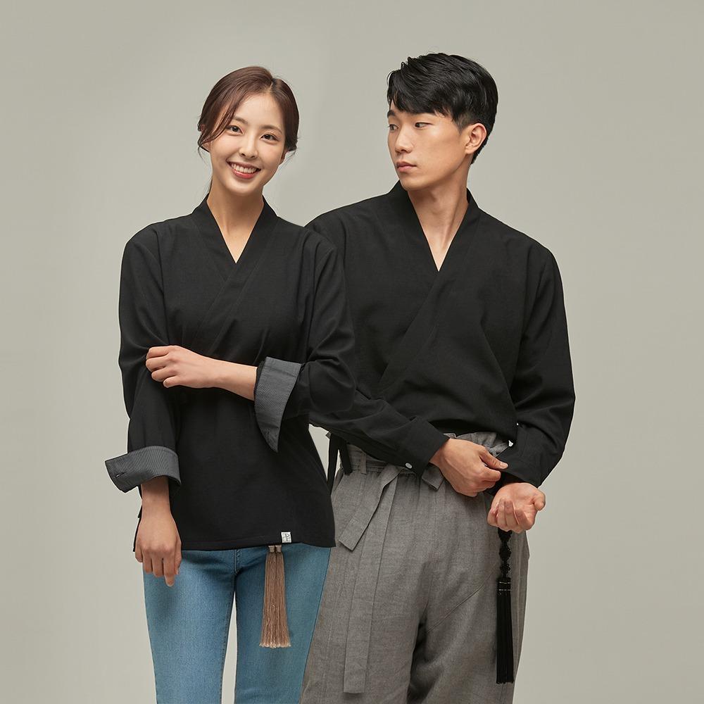 라이트 본 저고리 [블랙]