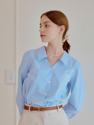 Y COTTON SHIRT_SKY BLUE