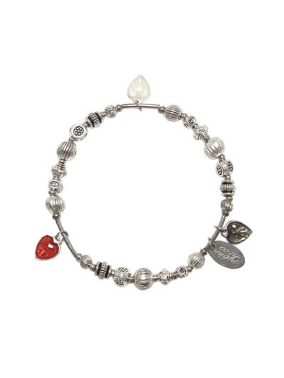 [C.Z.N.T] rondel pendant bracelet (color)