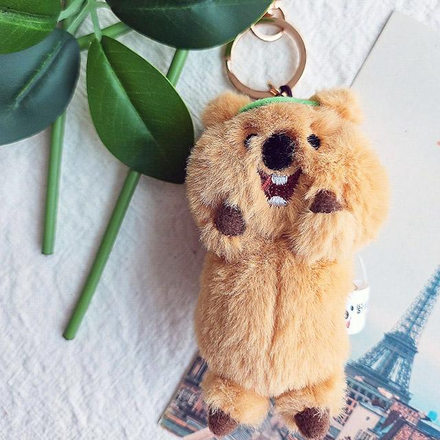 행운둥이 뚱 쿼카인형 키링 키홀더 우정템 가방고리 커플 생일 에어팟 응원 시험 수능 부적 위로 합격