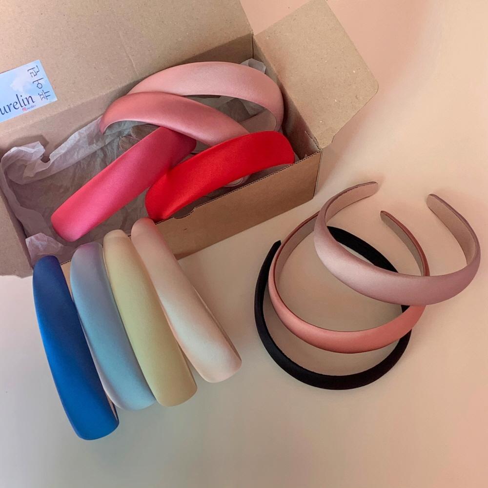 퓨어린 [볼륨머리띠/솜머리띠]비비드 컬러 하이틴 공주 머리띠