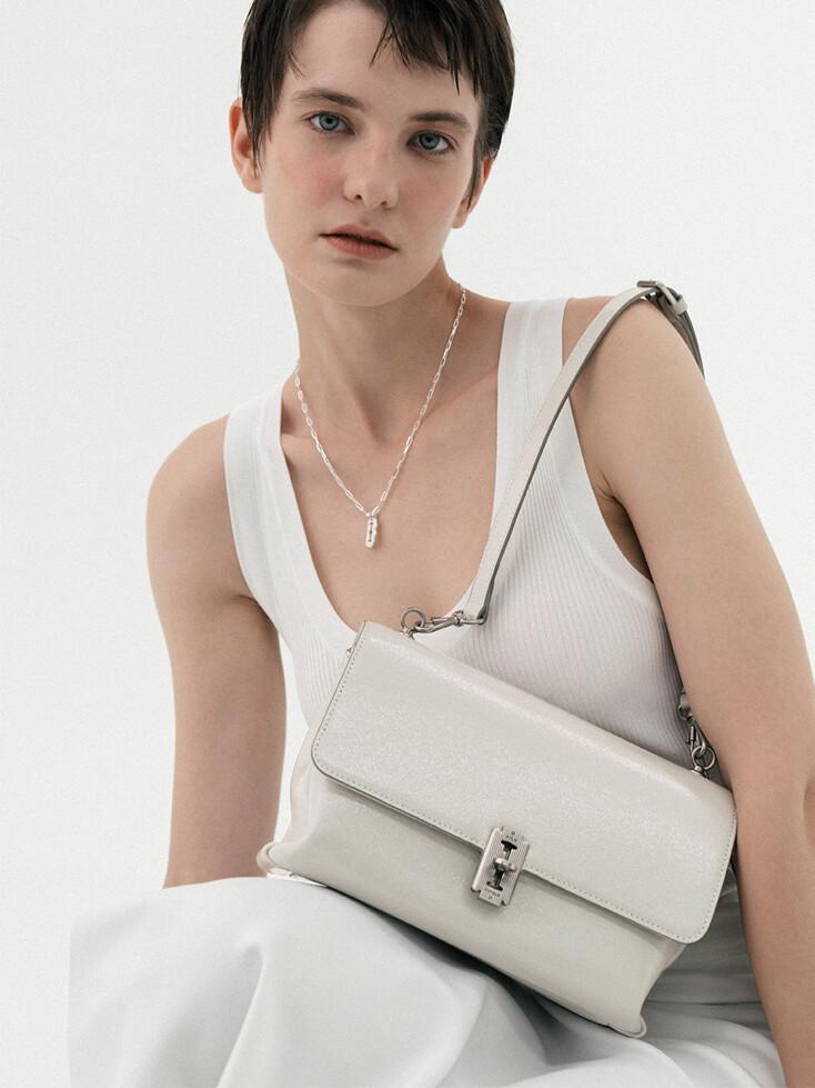 Baguette Shoulder S (바게트 숄더 스몰) Light Beige