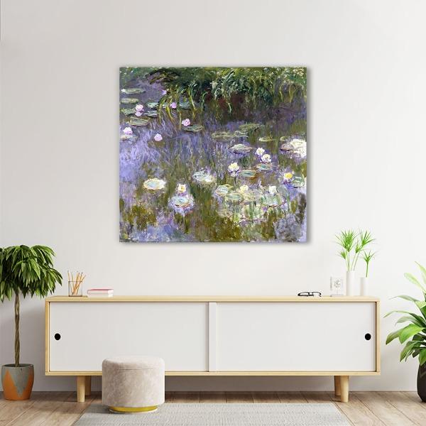 원화사이즈 클로드 모네 캔버스 명화액자 수련 1922