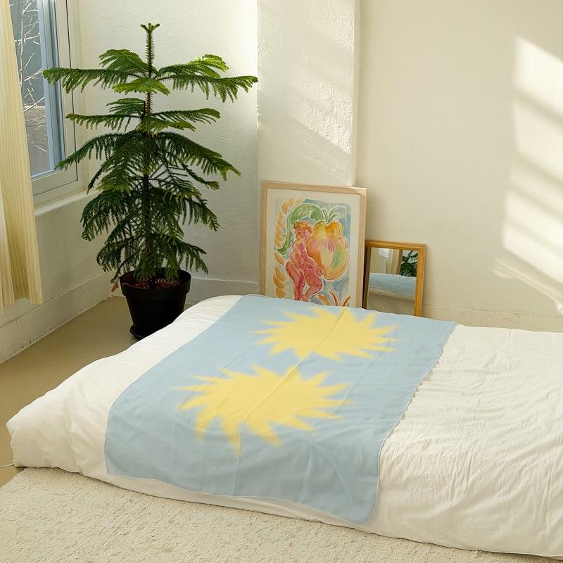 sunnyside 패브릭 쉬폰 포스터 반투명 가림막