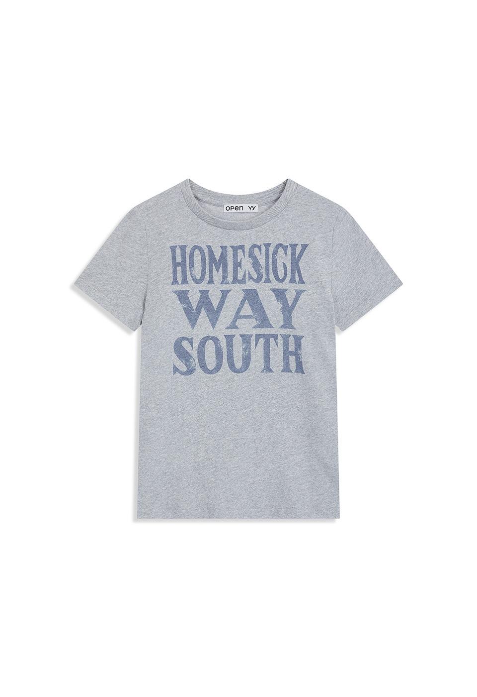 HOMESICK TEE, GRAY