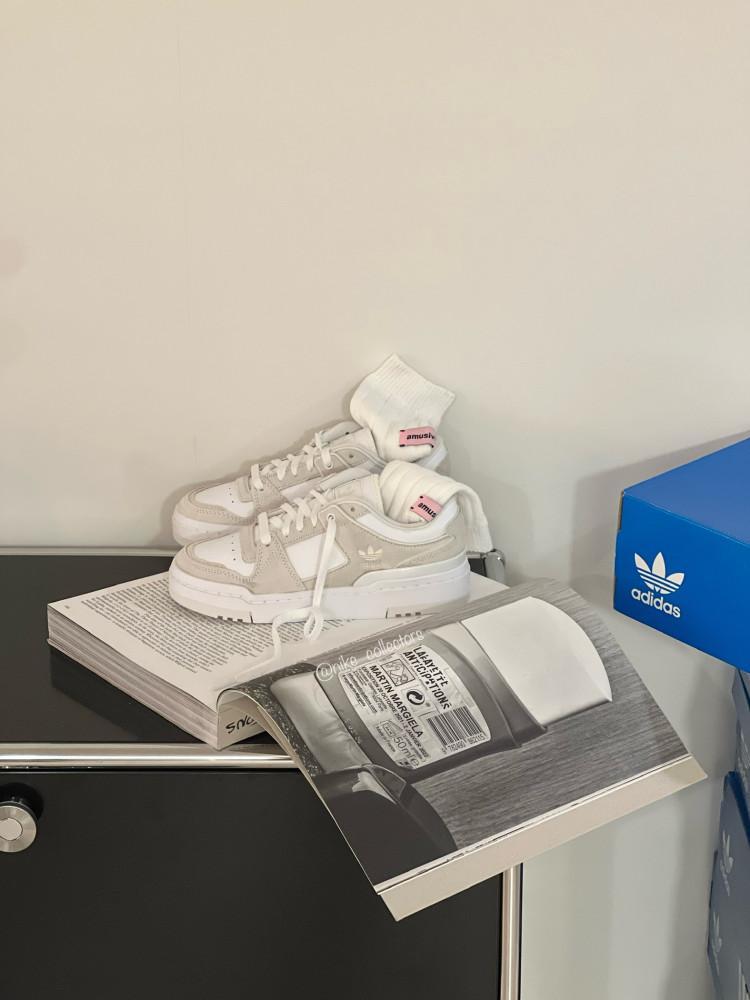 아디다스 오리지널스 포럼 럭스 로우 바닐라 화이트 우먼스