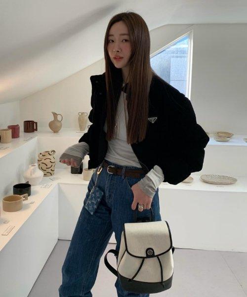 타운백 백팩 [헤링본 아이보리]