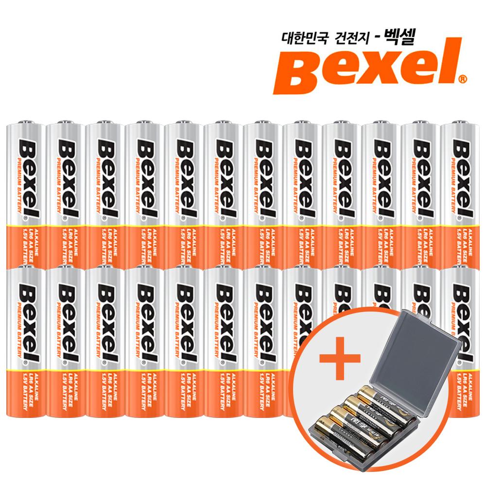 벡셀 AA 건전지 벌크 알카라인 24알