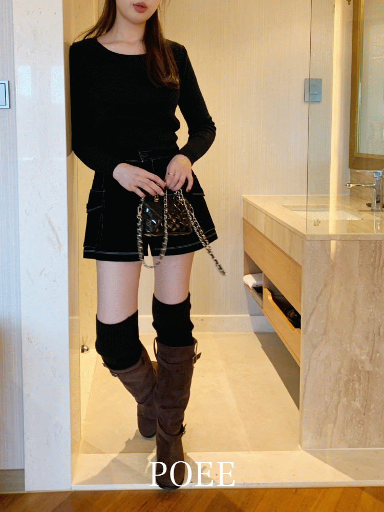 루턴 폴딩 스웨이드 Boots