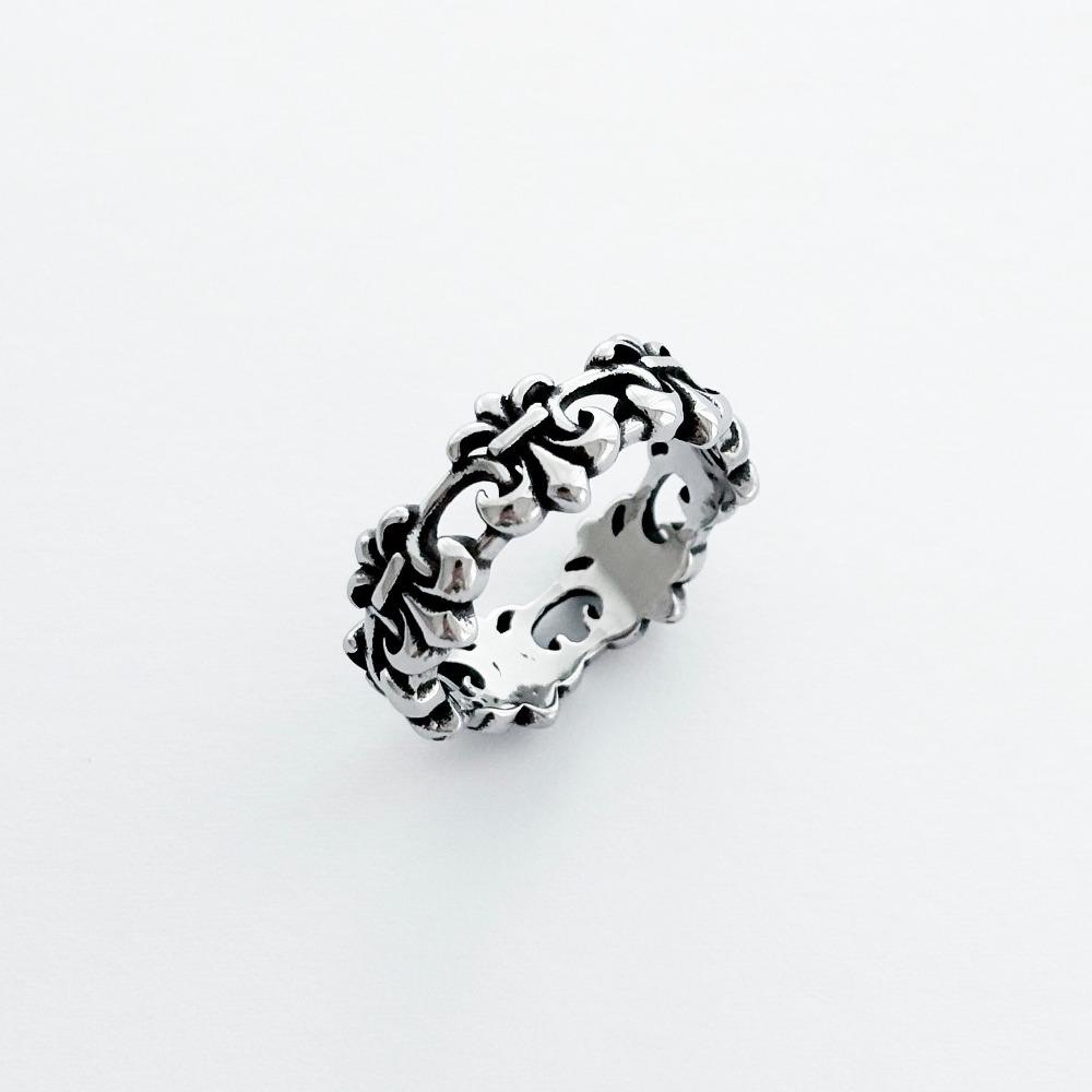 17점5도 Chromium Link Bank Ring