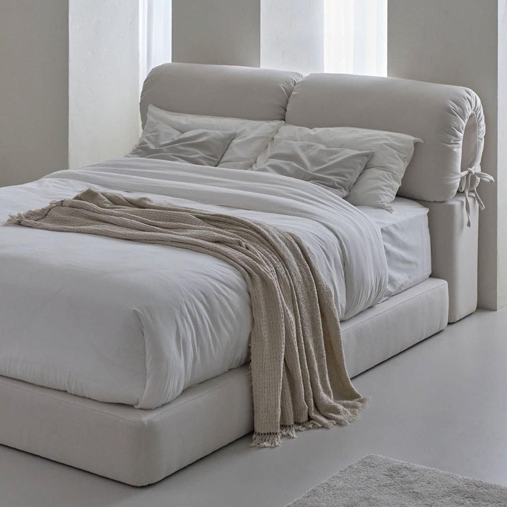 [슬립디노] 리본 패브릭 침대 (Q/K/1700LK)