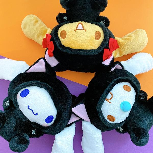 산리오 시나모롤 프렌즈 검은 고양이 인형