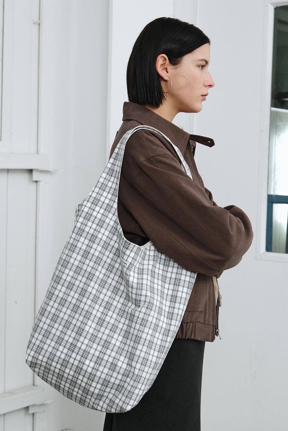 greenwich reversible bag - ivory