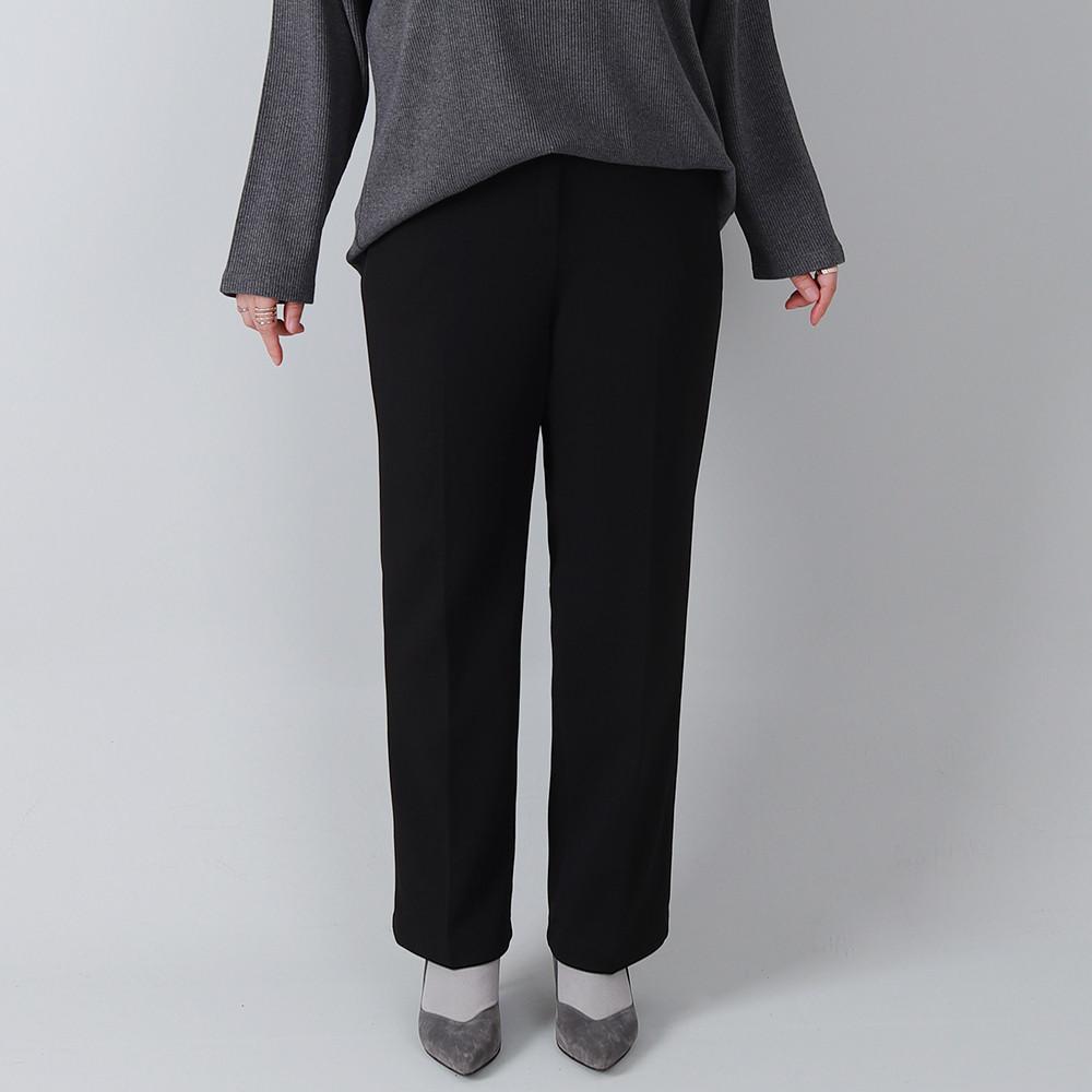 (기모슬랙스) 기본 일자핏 슬랙스 [검정/베이지] 66 77 88사이즈