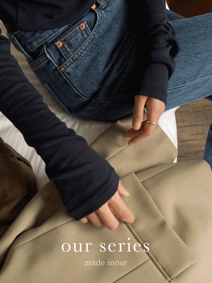 [our series] 롱 슬리브 텐셀 티셔츠 (8color)_익일발송